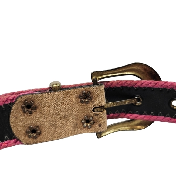 Unbranded Multicolor‎ Color Rainbow Canvas Belt Size Small Unisex - Picture 6 of 7